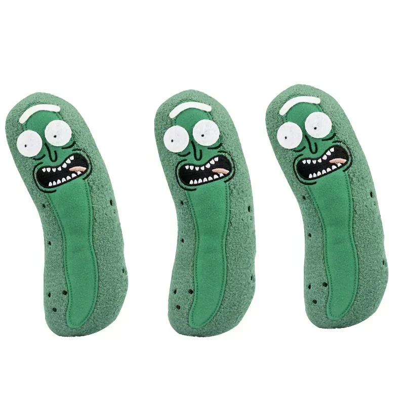 HUGKIS Rick Muñeco de Peluche para Niños, Adorable Muñeco de Pepinillo, Almohada Suave, Juguetes de Peluche de 20cm, Figura Coleccionable de Científico