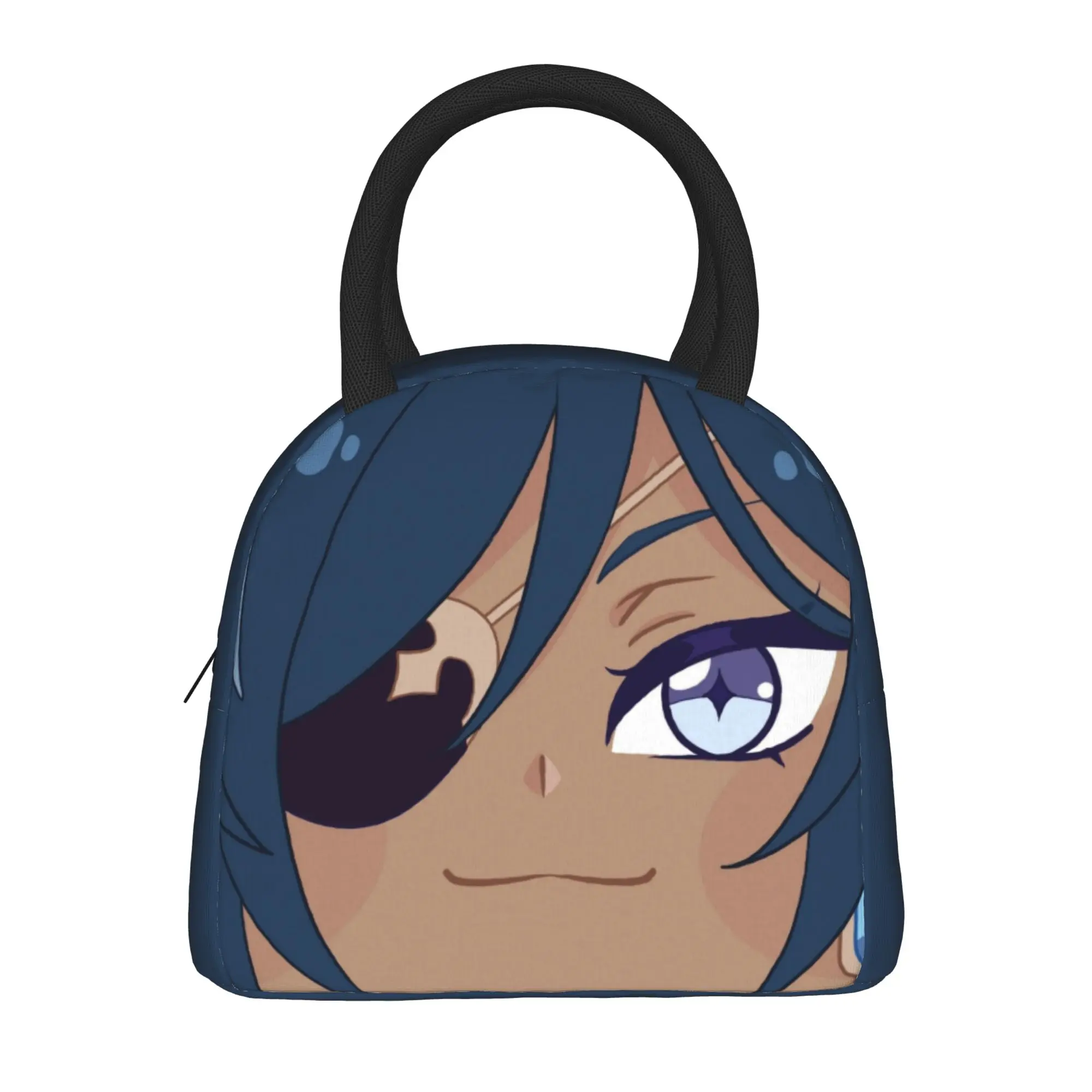 Kaeya Tiddies Genshins Impact  Insulated Lunch Bags Thermal Bag Meal Container Portable Tote Lunch Box Bento Pouch School Picnic