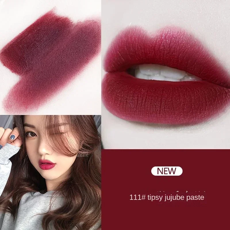 Yy Air Lip Glaze Clay Red Brown Berry Plum Cinnamon Matte Matte Surface