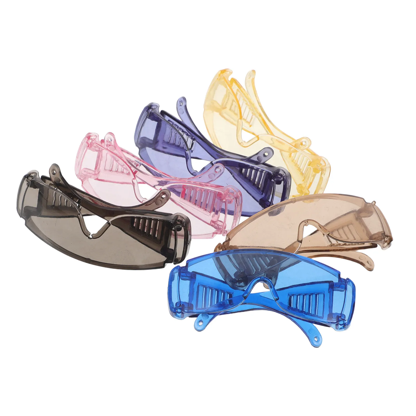 

6Pcs Mini Goggles - Colored Small Glasses for Creative Photography Role Play Party Favors Retro Steampunk Accessories