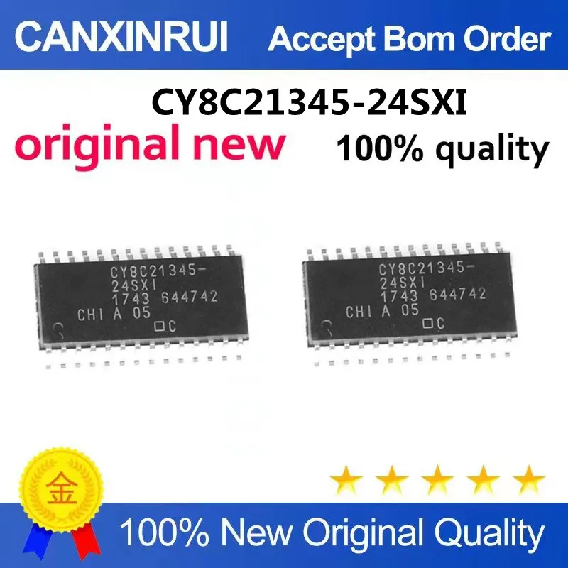 Chip de microcontrolador de un solo chip, CY8C21345-24SXI, SOP28, empaquetado, CY8C24423A-24SXI