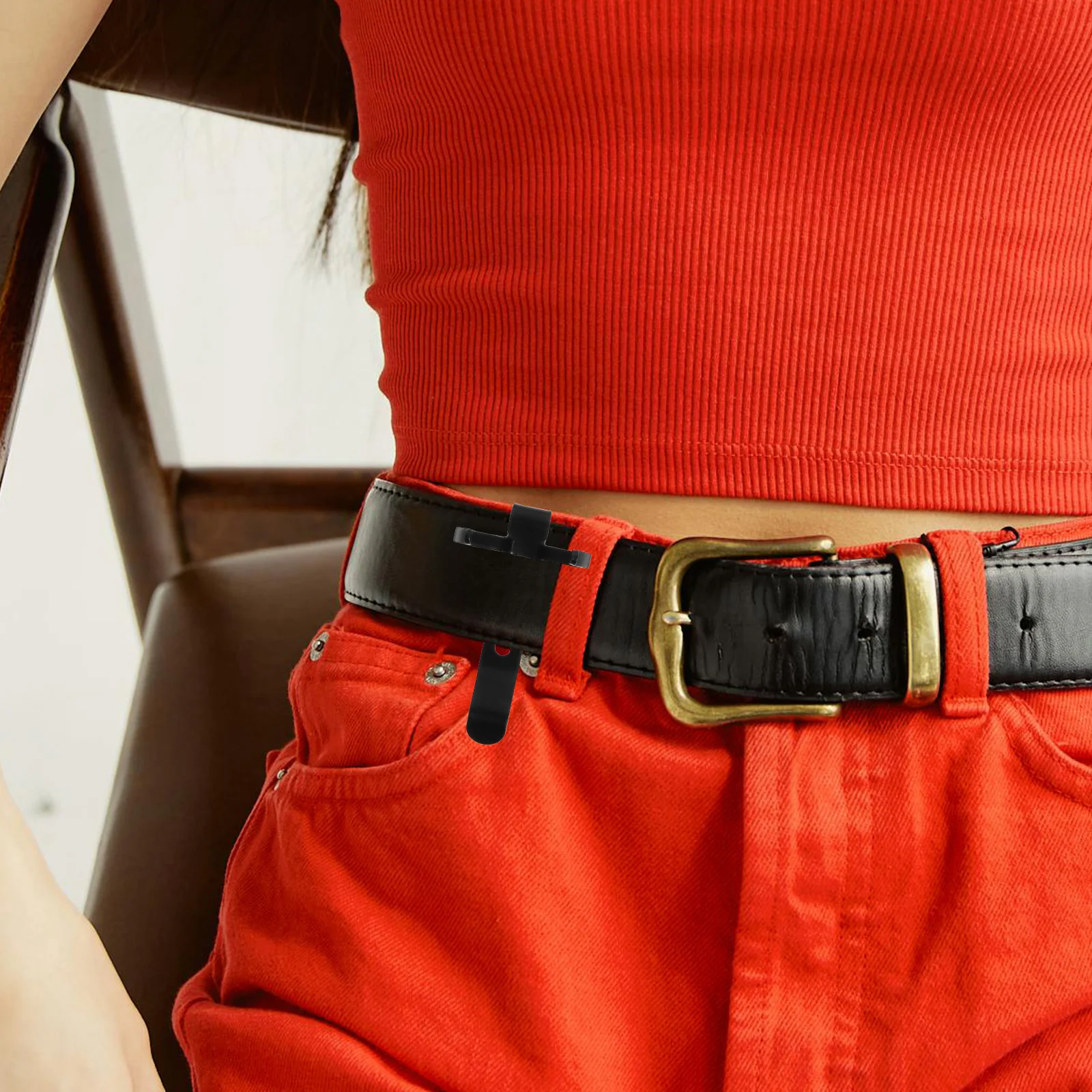 

Metal Flashlight Clip Heavy Duty Adjustable Belt Pocket Hat Mount for Outdoor Work Camping Fishing Repair Lighting Carry