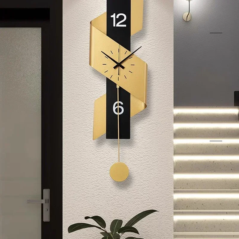 Large Digital Wall Clock Metal Noiseless Metal Electronic Wall Clock Classic Style Horloges Murales House Decor Accessories