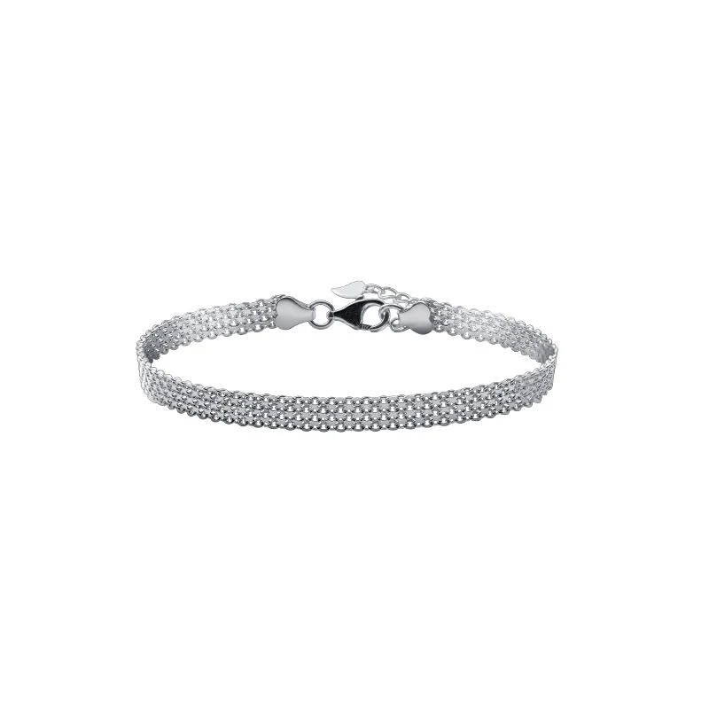 Modian Silver Exquisite Lace Pattern Bracelet 925 Sterling Silver Charm Bangle Bracelet Gift For Women Wedding Fine Jewelry