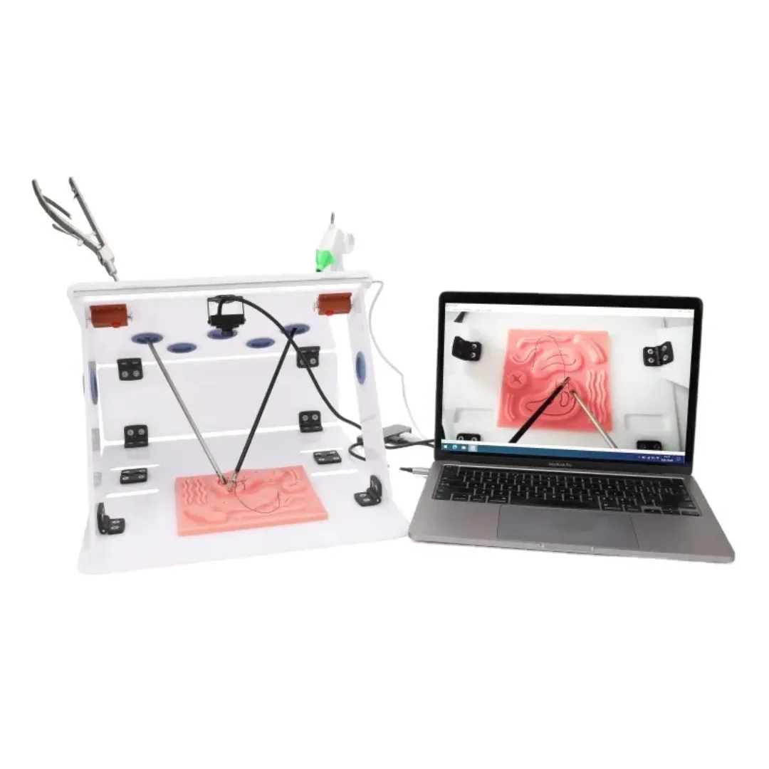 Single hole laparoscopic simulation training box, gynecological surgery training box, endoscopic needle holder 1080P endoscope