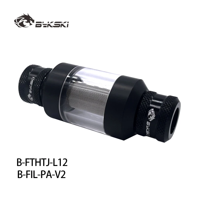 

Bykski Double G1/4'' Filter + OD12mm/ 14mm/ 16mm Hard Tube Water Cooling Fitting Dedicated Dual Spiral Pattern Metal Filters