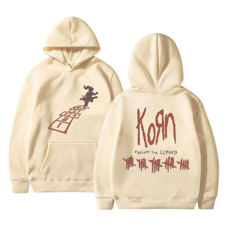 الرجال والنساء Vintage هوديس الصوف ، Kratn روك باند ، اتبع زعيم ، المتضخم القوطية هوديس ، الخريف ، الشتاء ، القطن البلوز