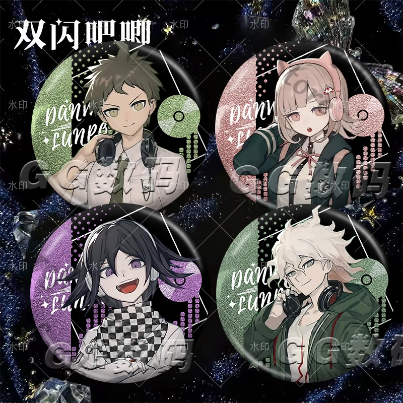 

Badge Nanami ChiaKi Bag Decorate Anime Danganronpa Emblem Kokichi Oma Brooch Breastpin Decoration Collect Nagito Komaeda Ambitus
