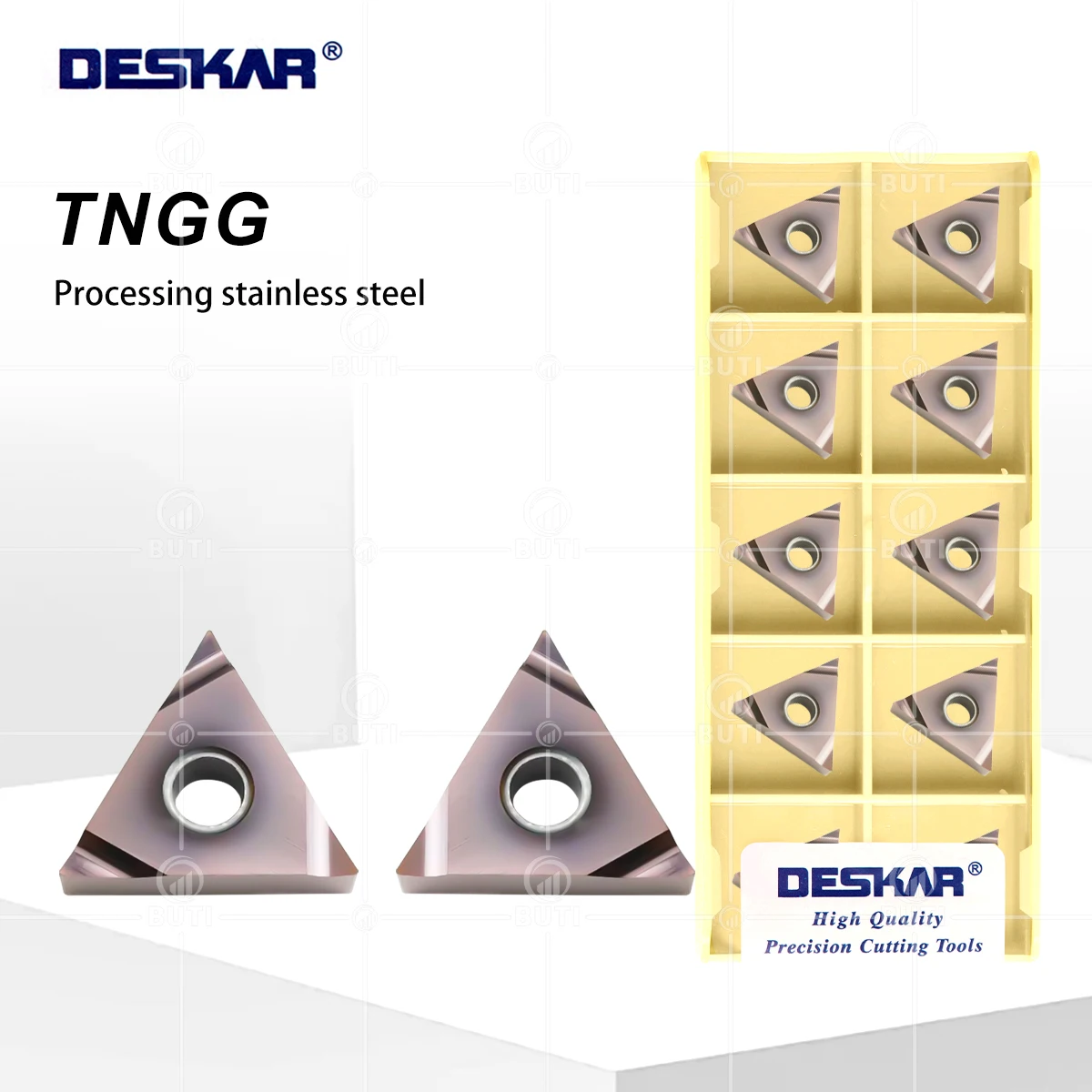 

DESKAR 100% Original TNGG160402 TNGG160404 L-F R-F LF6018 Turning Tool Alloy Material CNC Lathe Parts Processing Stainless Steel