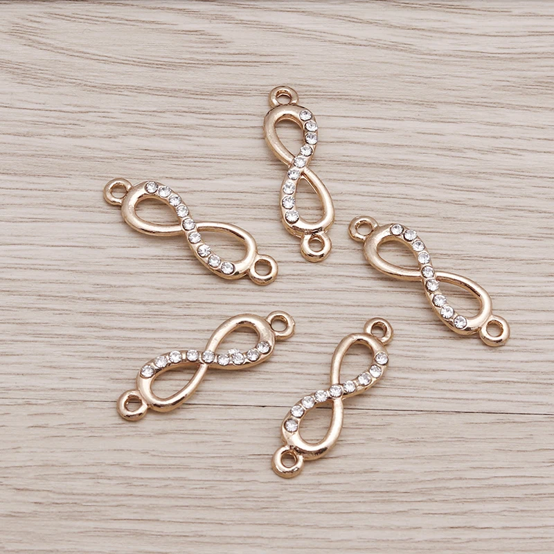20pcs Vintage Three Leaf Pendants for DIY Bracelets