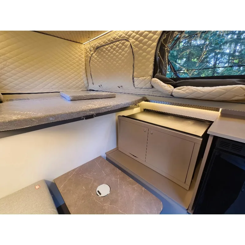 Pickup Truck Luxury Roof Tent All Aluminum Frame Sunshade Accessory For Overland Camping Trip
