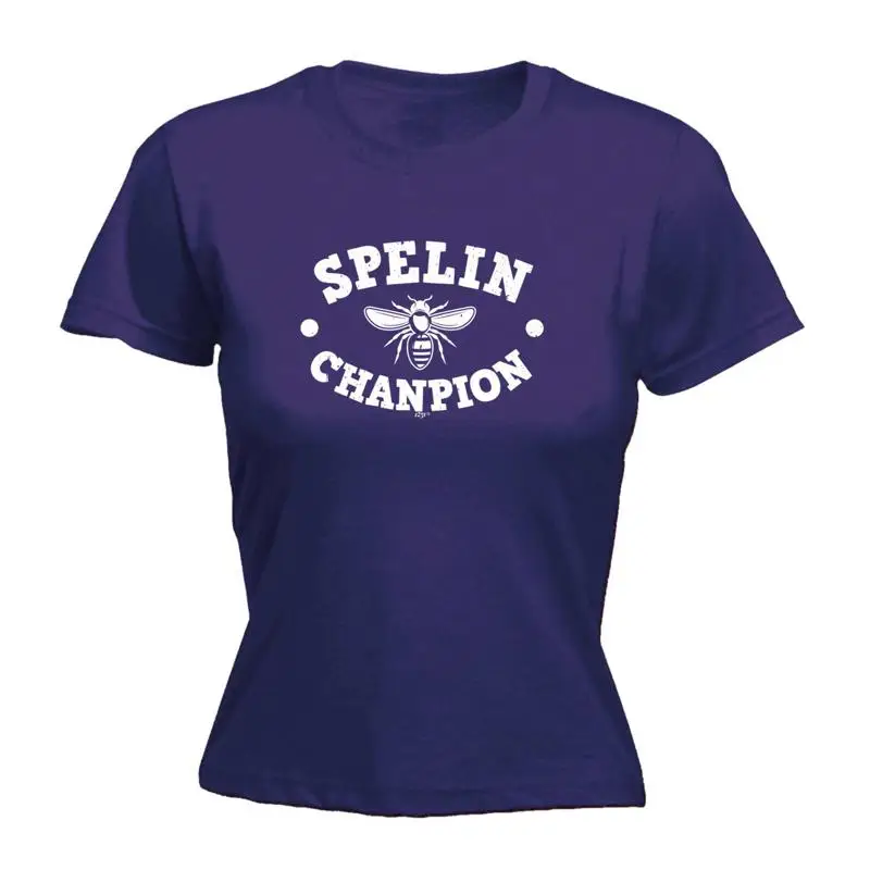 

Spelin Chanpion Womens T Shirt Funny Novelty Gift