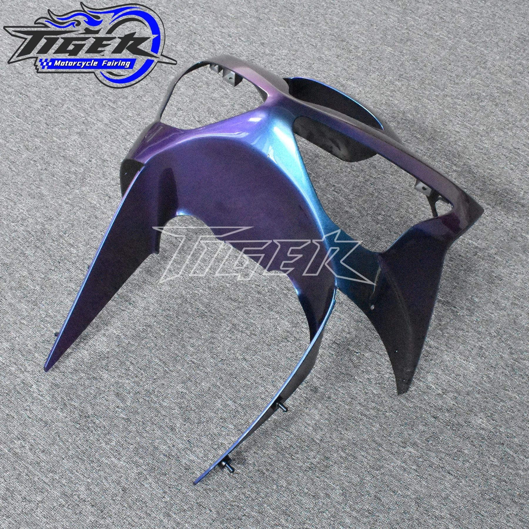 حقن ABS الجانب هدية لكاواساكي ZX6r ZX696 2003-2004 الجانب الأيسر الأيمن لوحة دراجة نارية هيكل السيارة 03-04 غطاء جانبي