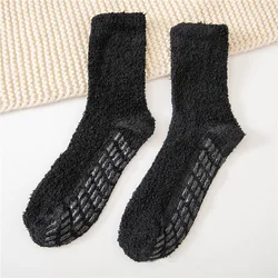 1Pair Of men's Plush Thickened Socks Plush Home Sleeping Socks Winter non-slip Socks men's Sleeping Socks