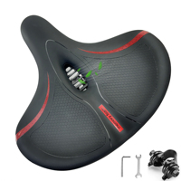 ARTOROO Comfort Oversized Bike Seat Widened Bicycle Saddle With Soft Thickened Memory Foam Cushion For Women & Men