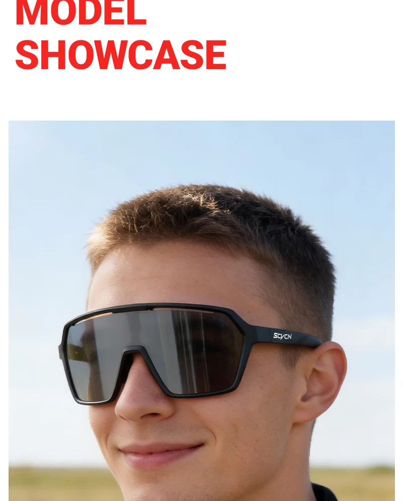SCVCN Outdoor Radfahren Sonnenbrille UV400 Brillen MTB Rennrad Radfahren Schutzbrille Männer Frauen Fahrrad Sport Wandern Gläser – Detail 14