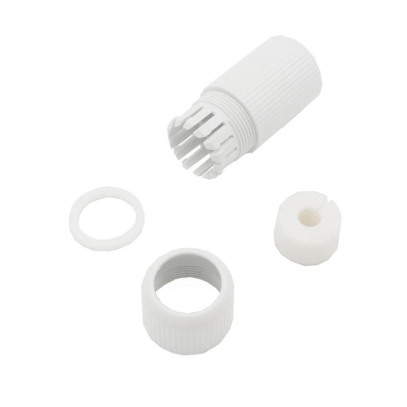 

5PCS RJ45 Waterproof Connector Cap Cover RJ45 Connector 8P8C White For Outdoor Network IP Camera Pigtail Cable