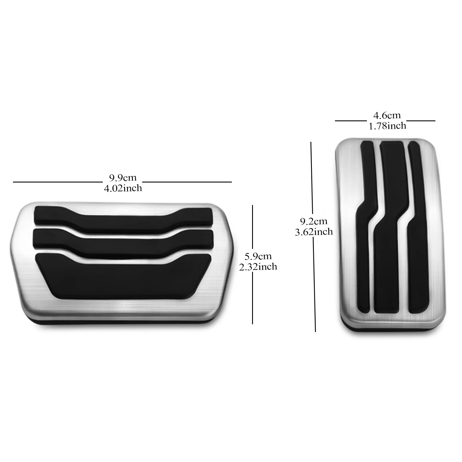 Car Pedals For Ford Focus 2 3 4 2005 2018 Mondeo Kuga Escape Mondeo Mazda3 LINCOLN Accelerator Brake Clutch Foot Pedal Pad Cover