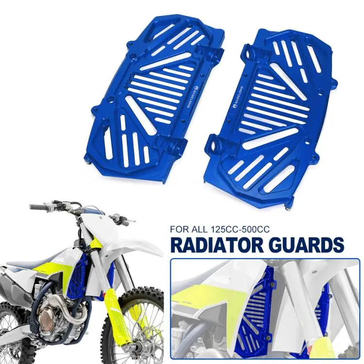 For XC XCF XCW XCFW SX SXF EXC EXCF Six Day TPI 125 250 350 450 500 2017-2023 22 Dirt Bike Radiator Grille Guard Protector Cover