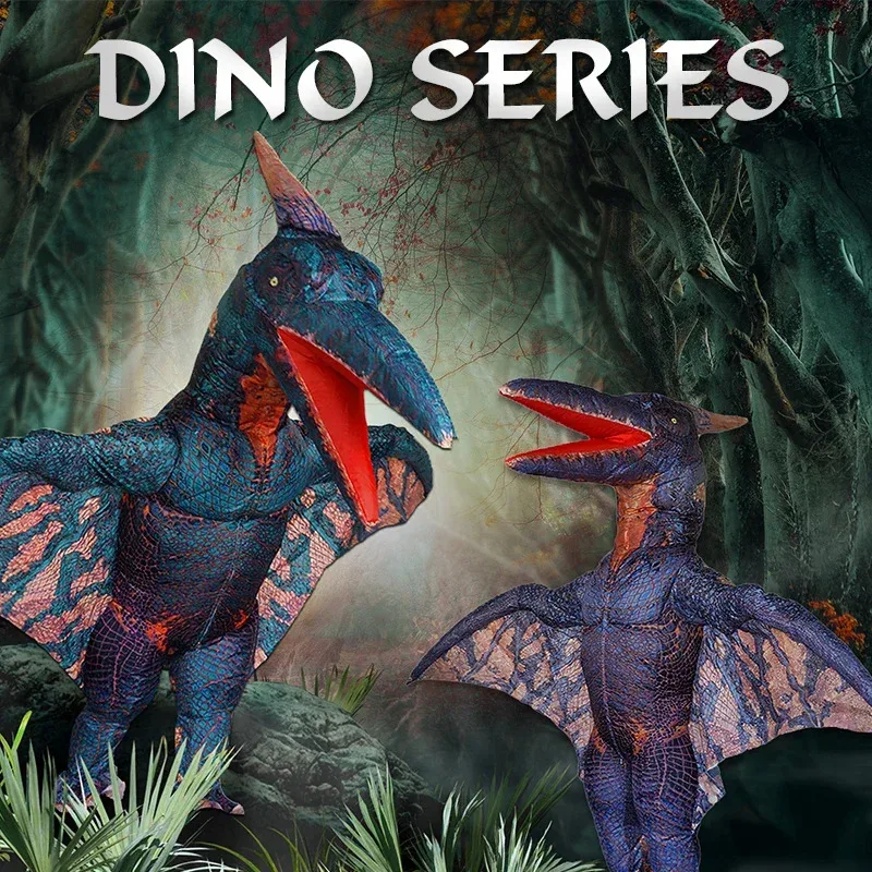 

AA wat взрослый надувной костюм динозавра Птерозавра на Хэллоуин Птерозавр Спинозавр Disfraz Trex Дракон Велоцираптор Blow 2025 Новый