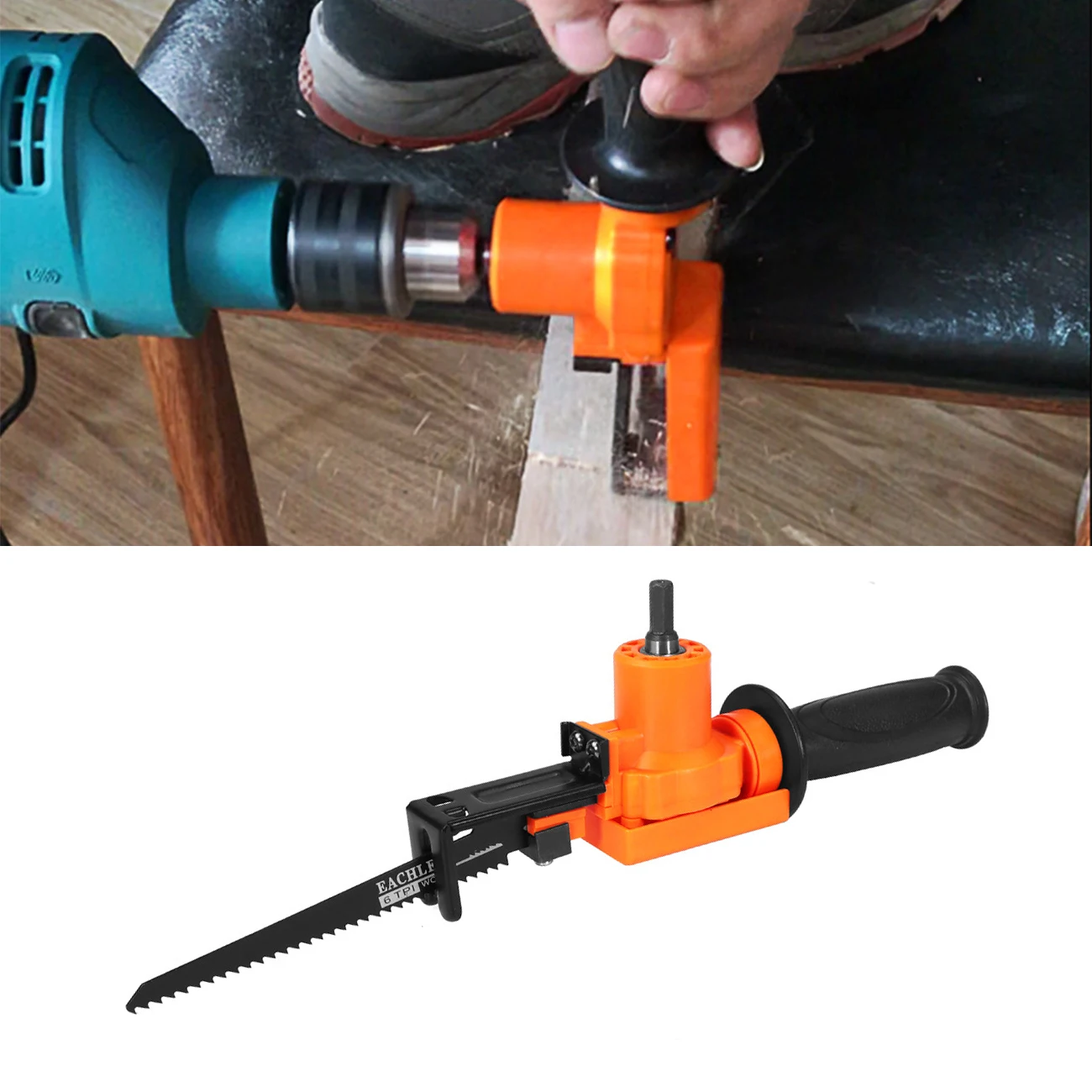 Chainsaw Electric Drill Modified adapter Electric Reciprocating Saw Saber Saw Power Drill to Jig Saw Adapter Woodworking Tool