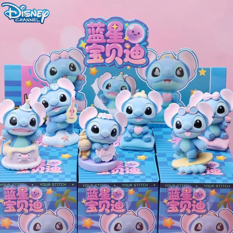

Disney Stitch Blind Box Kawaii Anime Cartoon Printing Accessories Handmade Men's and Women's Desktop Decoration Ornament Gift