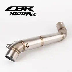 Motorcycle exhaust system link pipe for Honda CBR1000RR 2008-2016 cbr1000rr muffler cbr1000rr exhaust