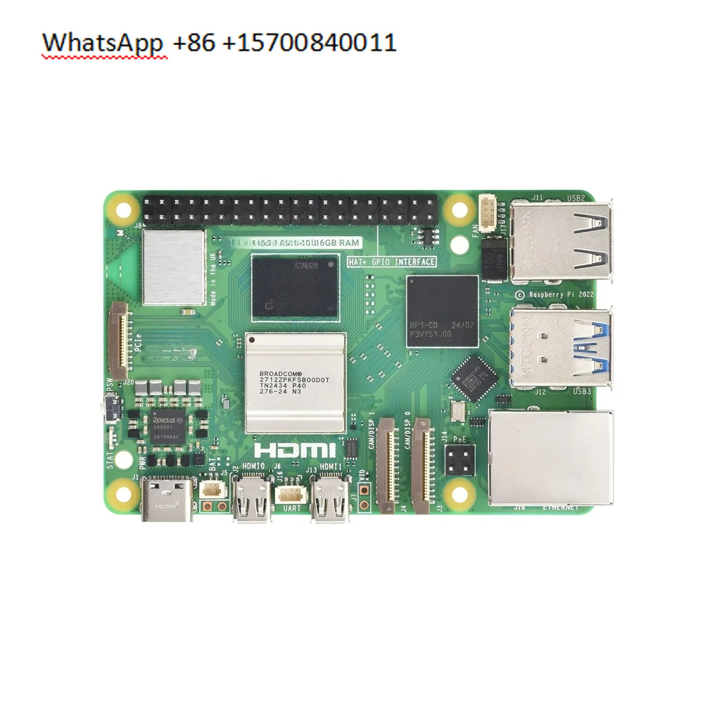 New Development Board Linux Python AI Vision Raspberry Pi