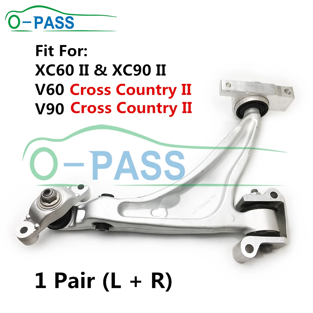 Front lower Control arm For VOLVO XC90 MK2 XC60 II & V60 Cross Country mk2 & V90 Cross Country II 31360644 31360651 1 Pair