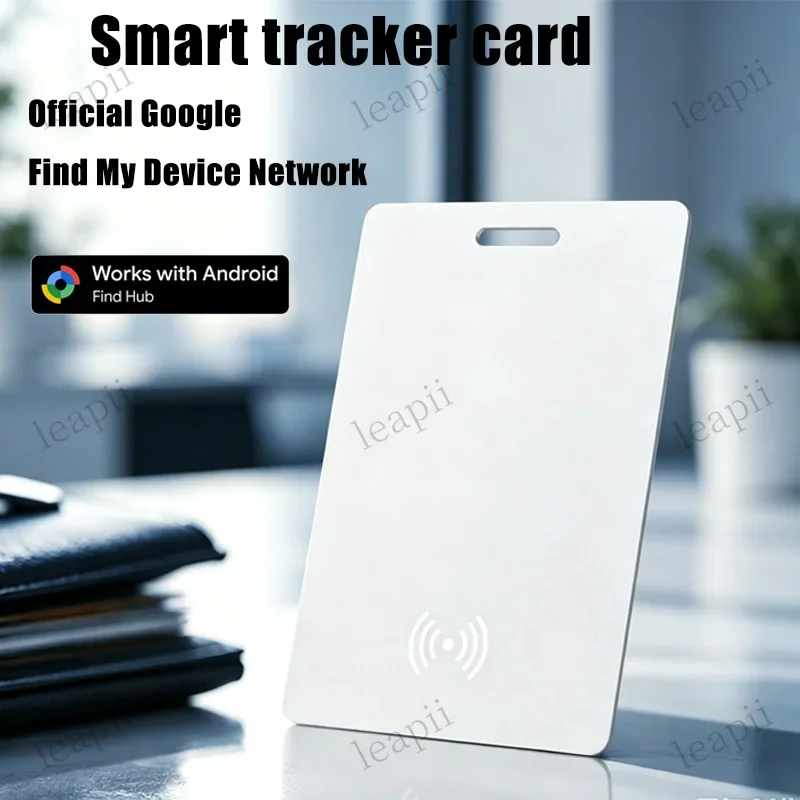 Wallet Anti-loss Card,Support Wireless Charging Google GPS Tracking Android Smart Location Tag,Wallet Finder