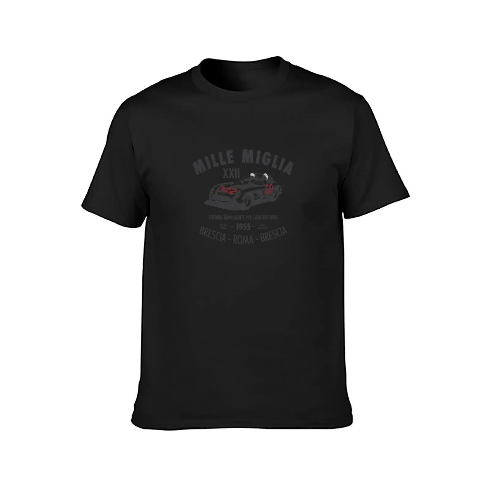 Mille Miglia 1955 T-Shirt vintage blacks customs Blouse Men's t shirts