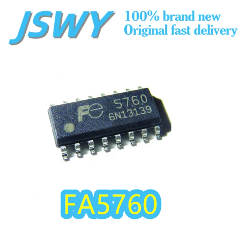 

(5/50 pieces) FA5760N Silk Screen 5760 SOP-16 LCD Power Chip Original Electronics Quick Shipping