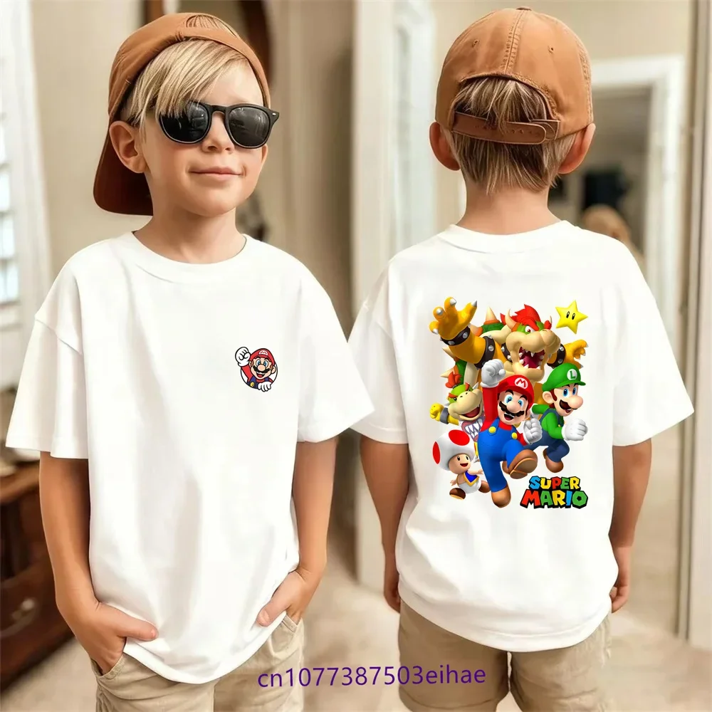 Camiseta de Algodón Puro para Niños