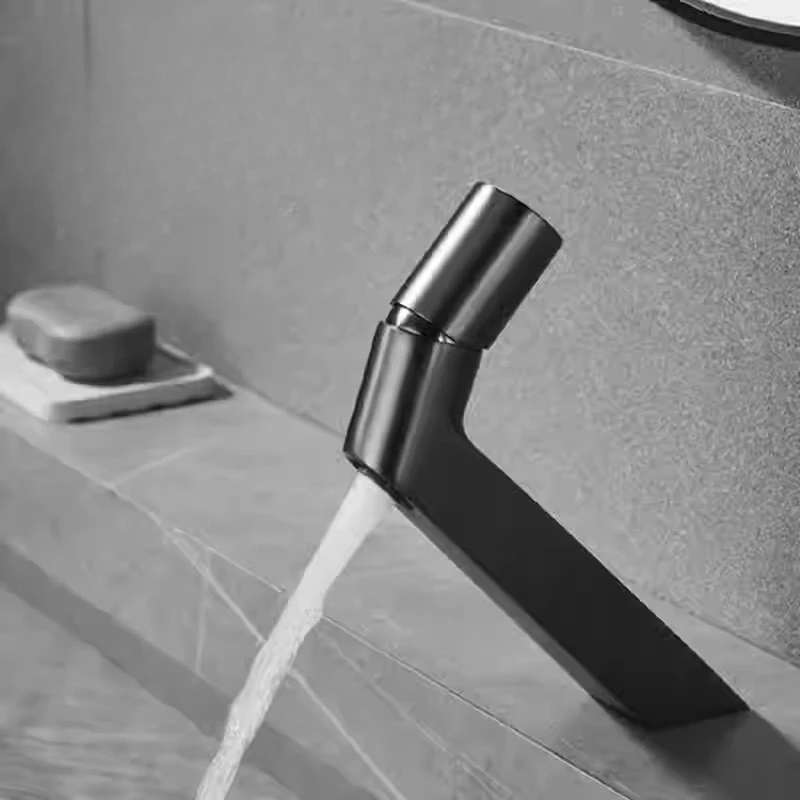 

Посуда для ванной комнаты, смеситель, креативный дизайн, матовое золото, холодная и горячая раковина, раковина с одним отверстием, металлический кран, аксессуары для ванны