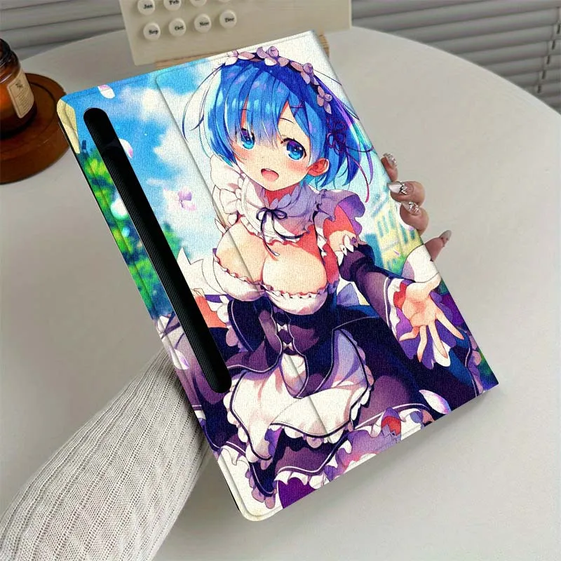 حافظة كمبيوتر لوحي كرتونية R-Re Z-ZEROS لهاتف سامسونج جالاكسي تاب S7 S8 S9 S10 FE Plus Lite 11 12.4 13.1 بوصة #4