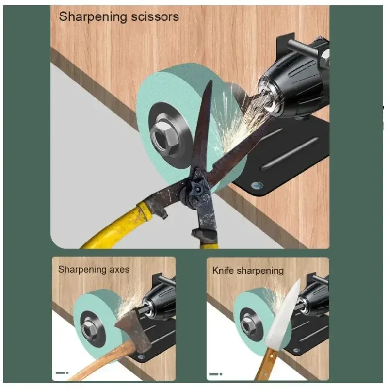 1 PCS Electric Drill Grinding Wheel Polishing Pad Grinding Machine Conversion Head Metal Grinding Machine Rotating Tools