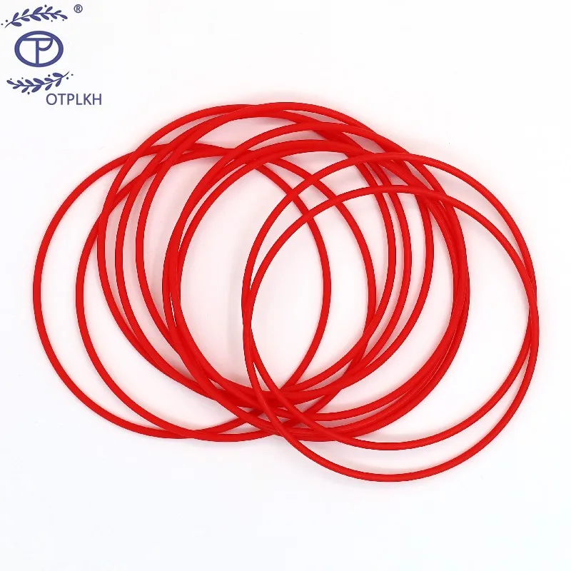 94.93*2.62mm ID*CS PU O-Ring Turned Red Polyurethane O-Ring Seals Specifications Cross section factory Customized wholesalers