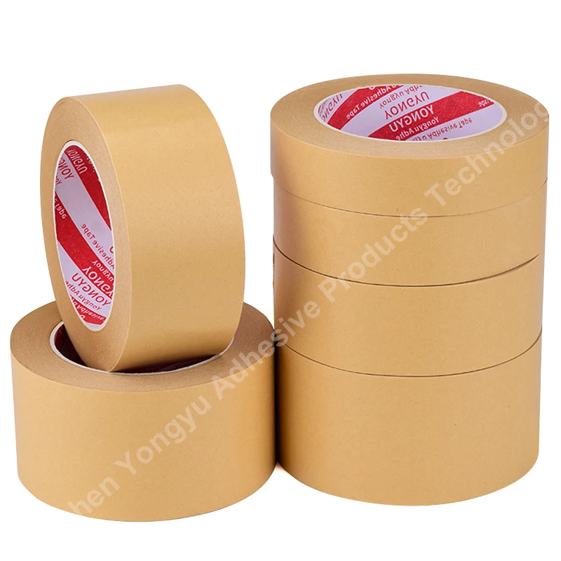 

Writable Self-Adhesive Kraft Paper Tape Wear-Resistant Stretchable Sealed Cardboard Box Packaging Art Student Painting Gift