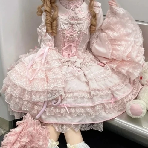 Vestido preto outono novo estilo casamento pesado artesanato vestido de princesa 2025 vestido de bolo em camadas feminino y2k vestidos cor hortelã jsk