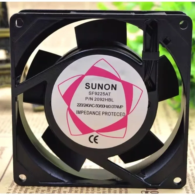 

Original NEW Cooling Fan for SUNON 9225 9cm SF9225AT 2092HBL Ball Cooling Fan 220v Axial Flow 90*90*25MM