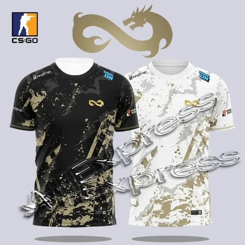 

Новые игровые тренировочные костюмы CS2 Major 2025 команды CSGO Esports Team Eternal Fire, унисекс, уличные оверсайз топы, футболки с графическим принтом