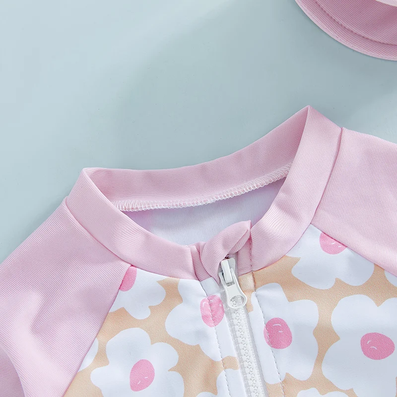 Flamingo Print Swim Romper 6
