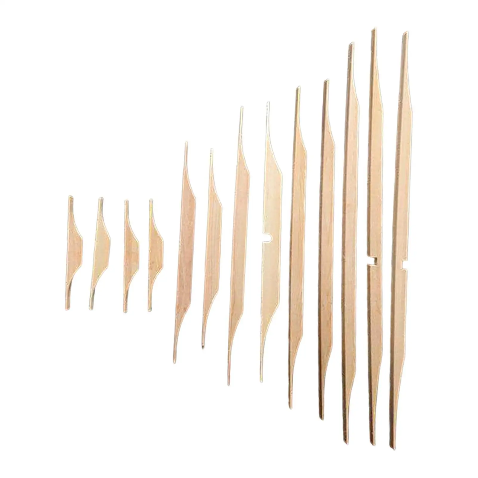 Bass Spruce Brace Wood Kit,Musical Instruments Accessories,Replacement,Lightweight,DIY,for Luthier Bass Guitar Bracing Kit