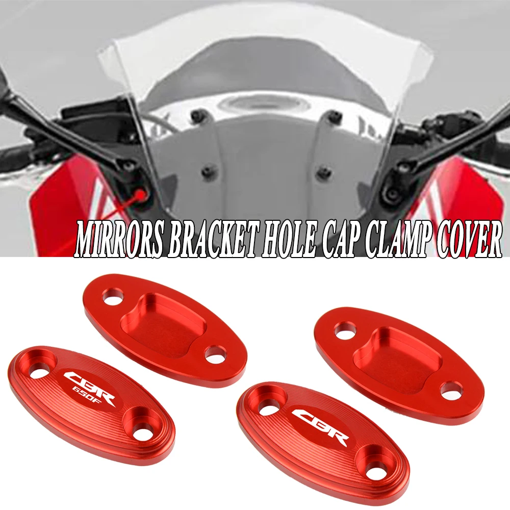 For Honda CBR650R CBR 650R CBR 650 R 2014-2019 2018 17 Rearview Mirror Base Cover Windshield Drive Eliminator Mirror Hole Cover