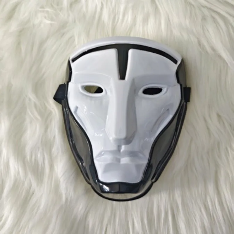 Full Face PVC Mask for Men Motorcycle Cycling CS Game Cosplay Masquerade Mask Carnival Party Cool Stage Dance Mask