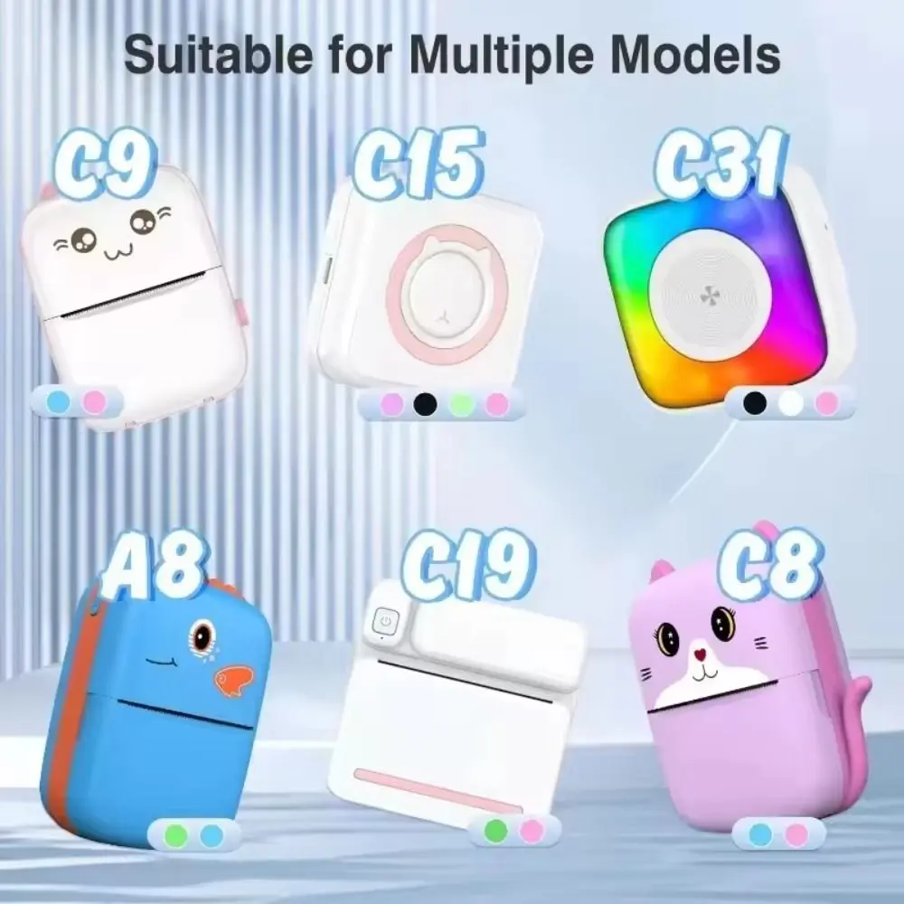 Papel Térmico para Impresora Térmica a Color HD, Colores Vibrantes Brillantes, Etiquetas Térmicas Láser, Acabado Suave Premium, Colores Duraderos