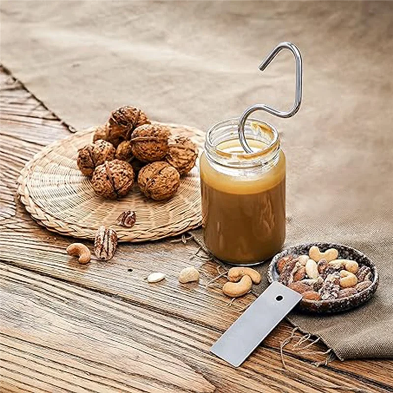 A88X 3 セットナッツバターミキサーステンレス鋼ピーナッツバターミキサーガジェットスターラーとスクレーパー