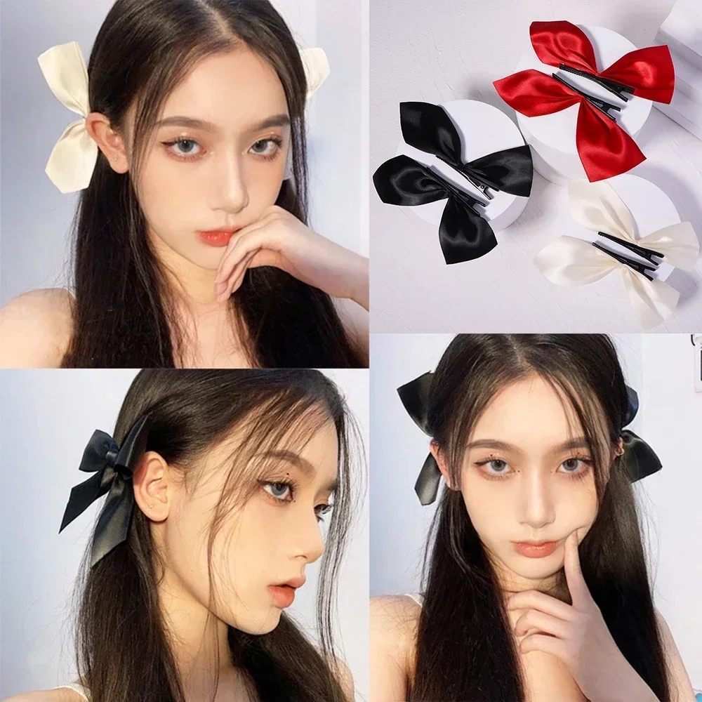 GUUOAT Cute Bow Hair Clip Princess Style Side Half Style Clip for Women Three-Dimensional Intimate Accessory Sexy Body Jewelry