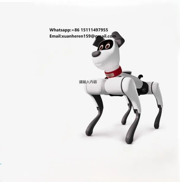 BabyAlpha A2 Series Sports & Entertainment AI Robot Dog Blue Alpha Robot Dog for Kids