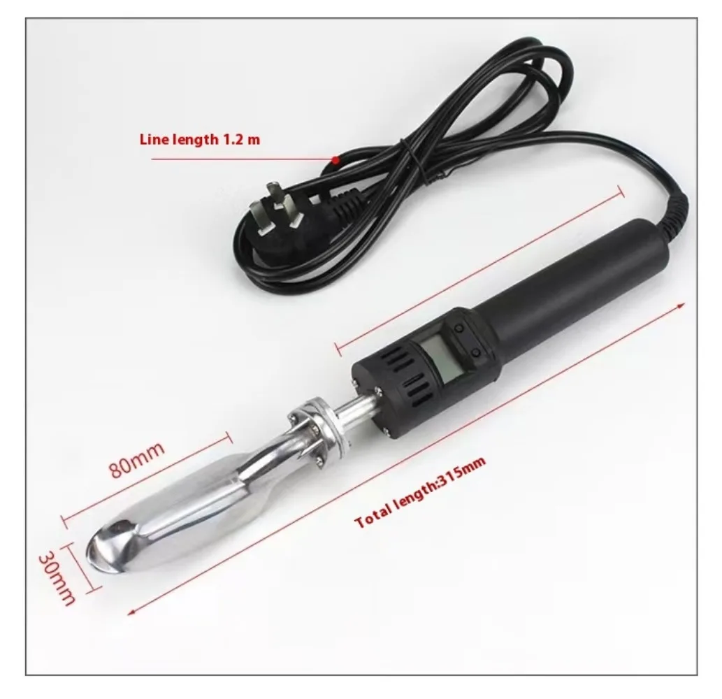 شاشة ديجيتال حديدية صغيرة قابلة للتعديل حديد صغير لخياطة الأحذية الجلدية تنعيم إصلاح الملابس الكي شعار نقل الحرارة